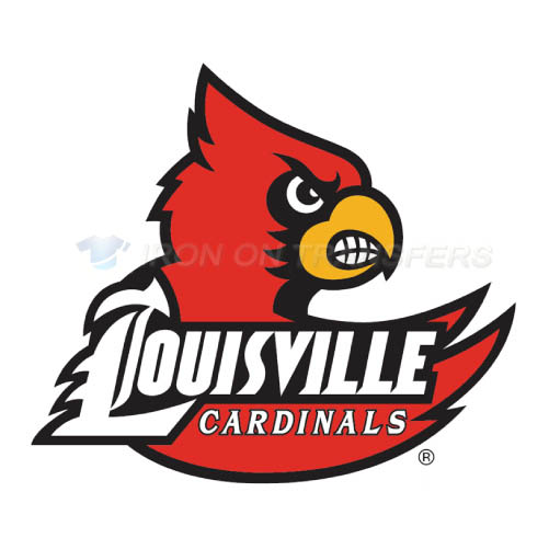 Louisville Cardinals Logo T-shirts Iron On Transfers N4868 - Click Image to Close